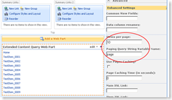 ecqwp paging settings