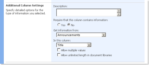 Creating standard Lookup Field