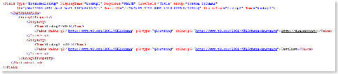 Extended Lookup Field CAML definition