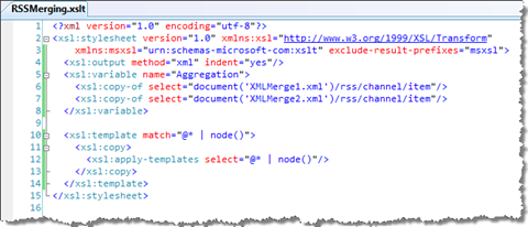 Importing XML documents into XSL
