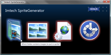 Choosing the folder which contains the source images