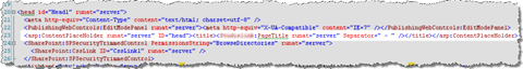 HTML title element wrapped in an ASP.NET ContentPlaceHolder control