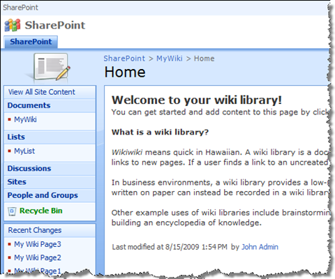 Default Wiki Page