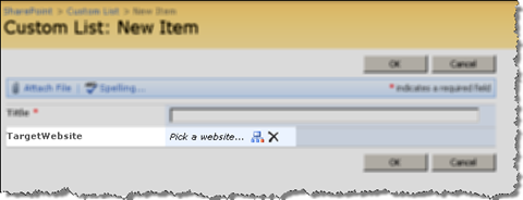 Custom Field Type: Site Reference - Custom Field Type using the SharePoint Site Picker
