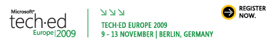Tech·Ed Europe 2009