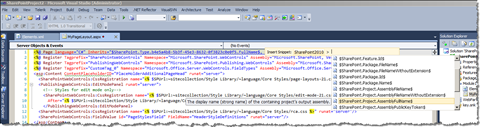 Inserting a Replaceable Parameter using Mavention Replaceable Parameters Snippets
