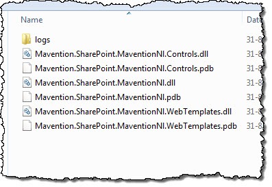 Drop folder that contains only files which belong to the project