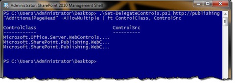 Delegate Controls registered with the AdditionalPageHead place holder
