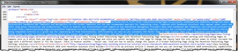 Clear HTML output of the Content Query Web Part after optimizing the ContentQueryMain.xsl file