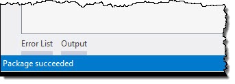 SharePoint 2013 Project packaged