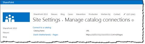 .nl site connected to the Dutch Catalog