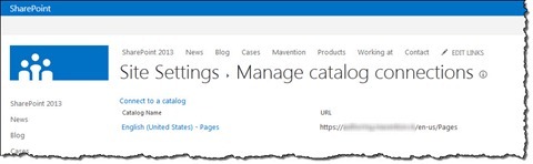 .com site connected to the English Catalog