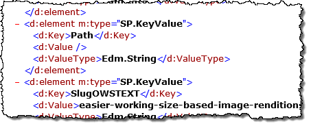 Catalog Item with an empty Path property due to a failed URL rewriting process