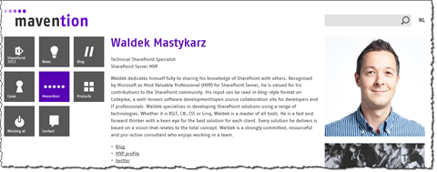 Maven page on mavention.com