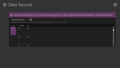 Drilling down the Search REST API result hierarchy