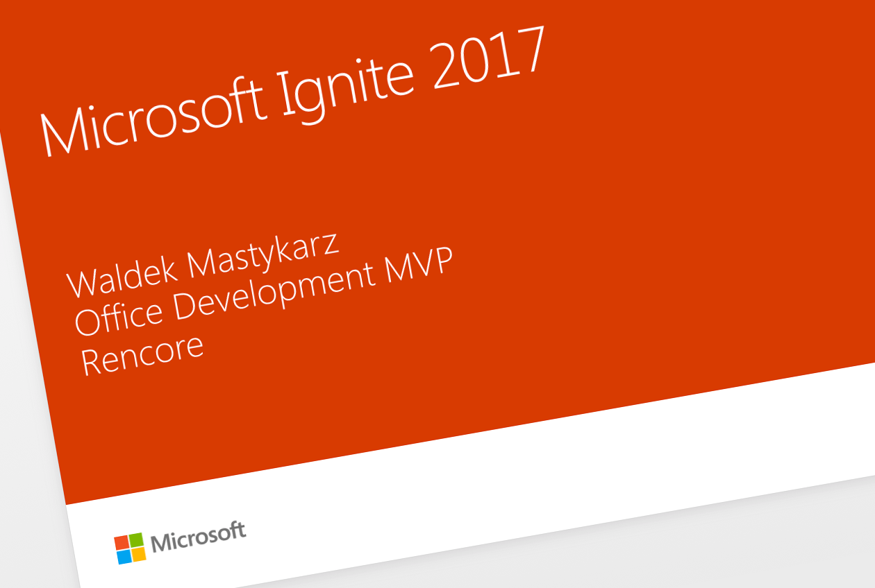 Presenting at Microsoft Ignite 2017