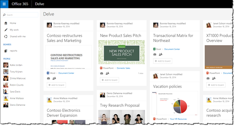 Delve in Office 365
