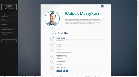 Mavention User Profile