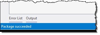 SharePoint 2013 Project packaged