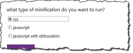 Minification types supported by Mavention Assets Minifier