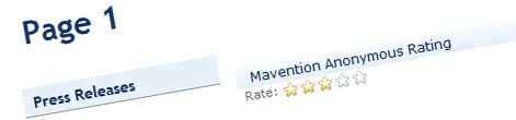Rating content for anonymous users with Mavention Anonymous Rating