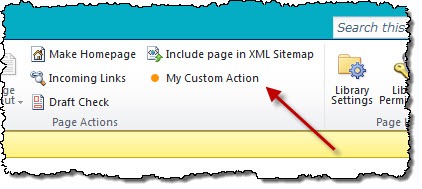‘My Custom Command’ toggle button set to off